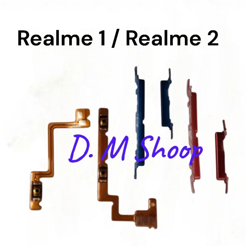 Tombol Realme 1 / Realme 2Tombol Luar On Off Volume Flexible On Off Volume Realme 1 Realme 2 Satu Se