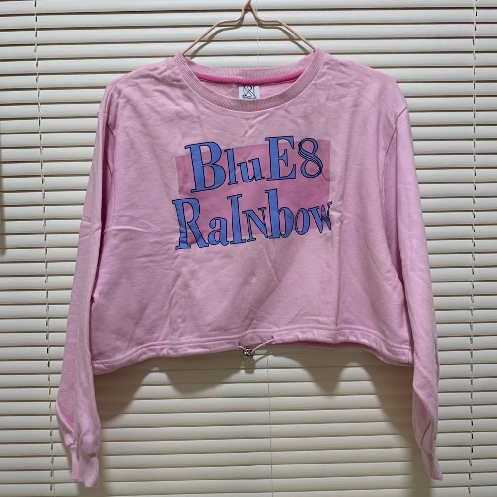 Preloved Baju Crop Pink | baju wanita top wanita warna pink