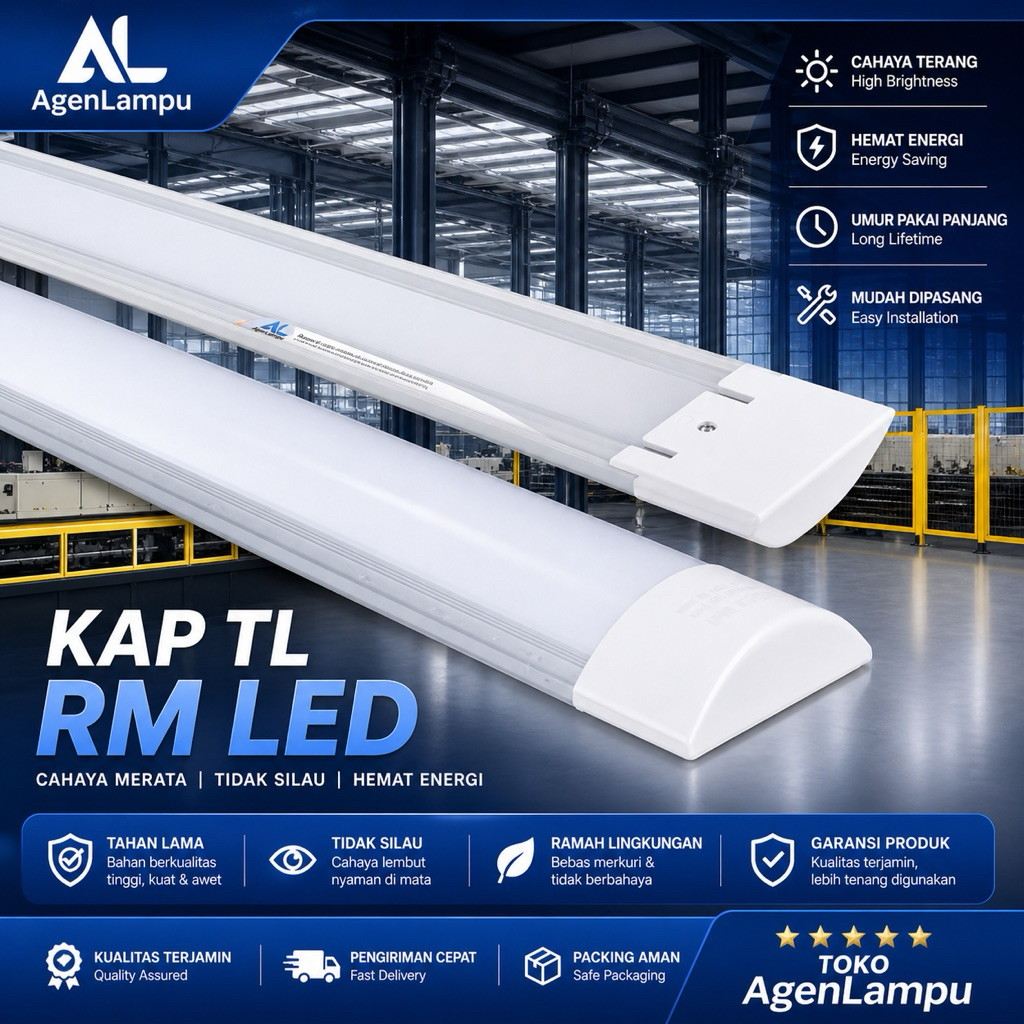 PROMO!! LAMPU KAP TL RM LED 18 / 36 WATT / LAMPU KAP RM LED 18W 36W LED TL