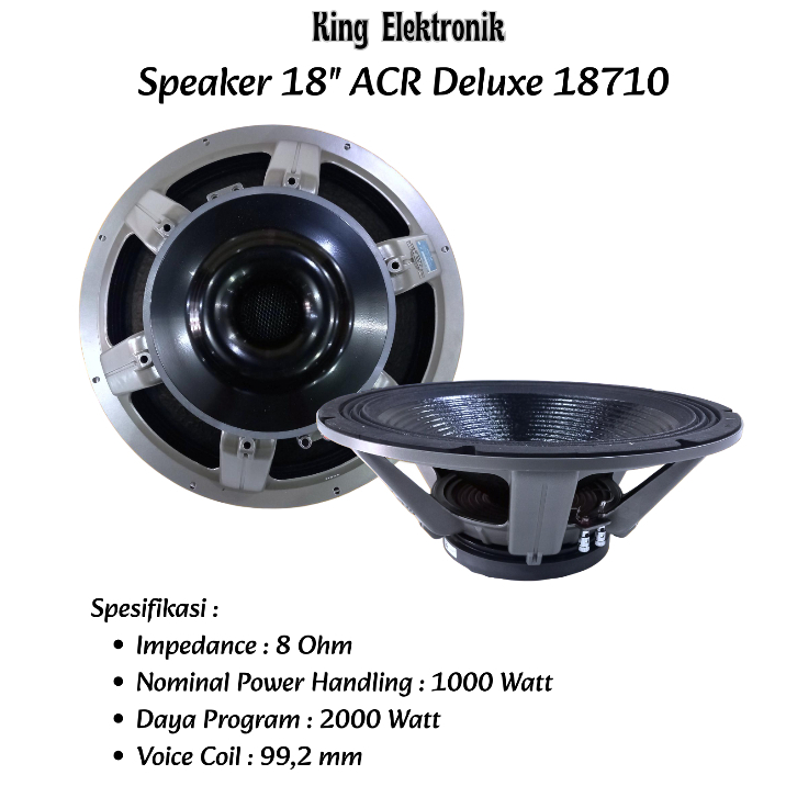 Speaker 18 Inch ACR Deluxe 18710