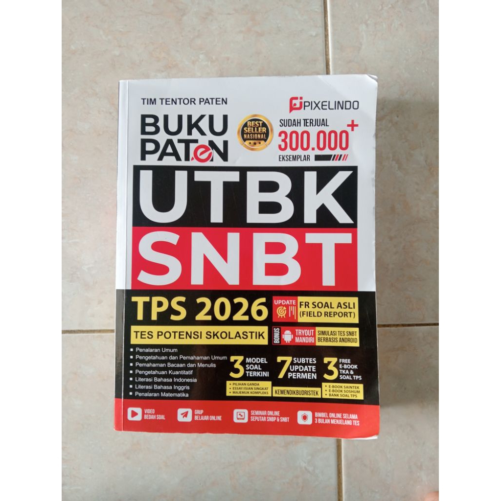 Buku Paten UTBK SNBT 2026 (preloved)