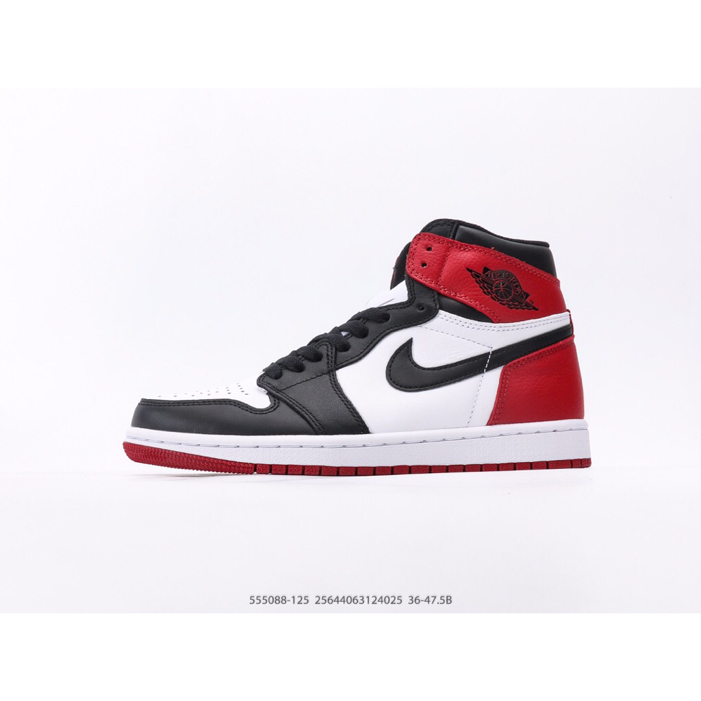 Blackshoes - Sepatu Sneakers Air Jordan 1 High Black Toe