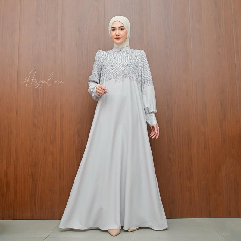 Aisyalina Id Azzahra Dress Bahan Katun Tunica Motif Eksklusif Aisyalina Dress Gamis Wanita Printing