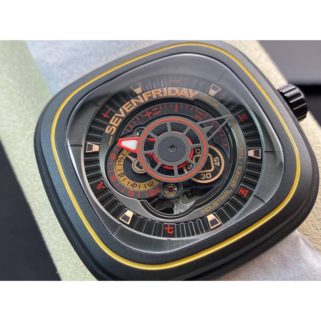 Jam tangan pria SevenFriday P-Series 47MM Automatic with NFC