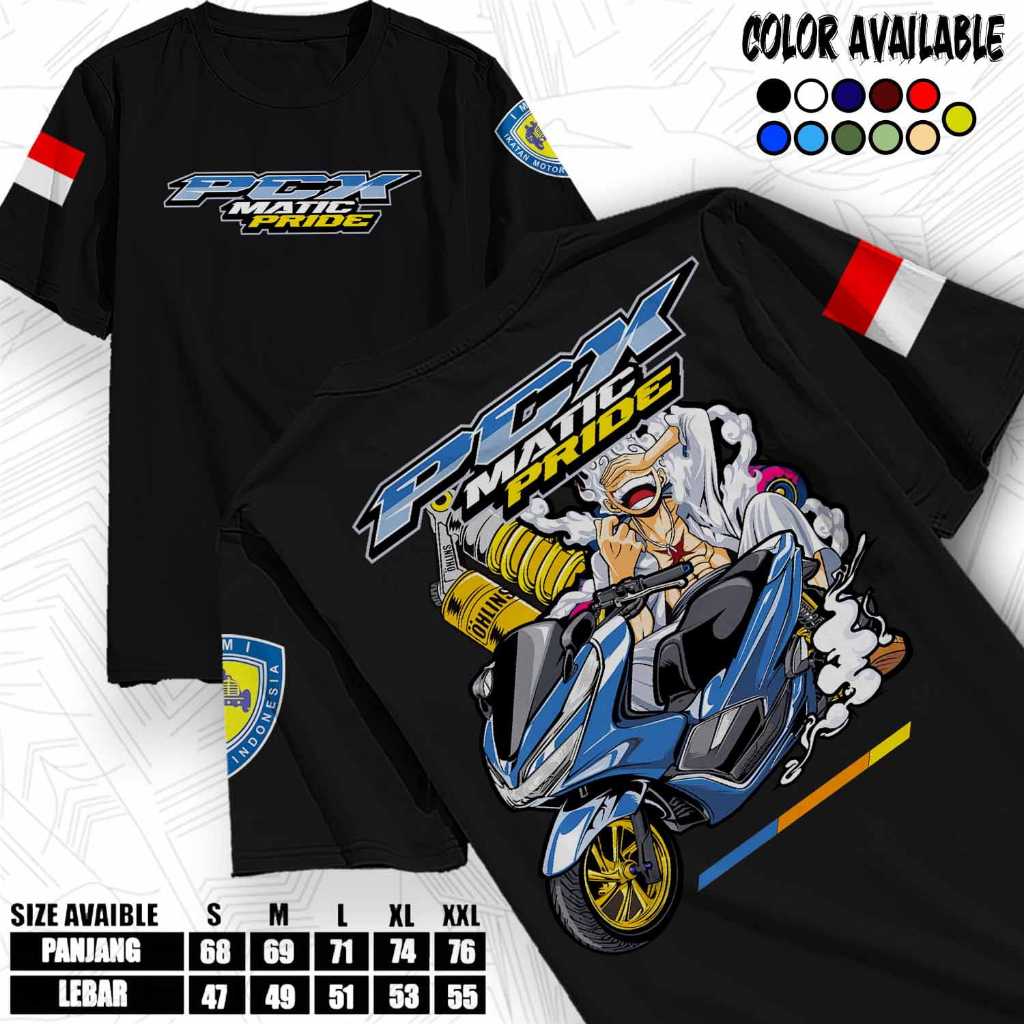 KAOS PCX MATIC RIDE - KAOS MOTOR HONDA PCX 160 - KAOS MURAH - KAOS PREMIUM - KAOS TERBARU