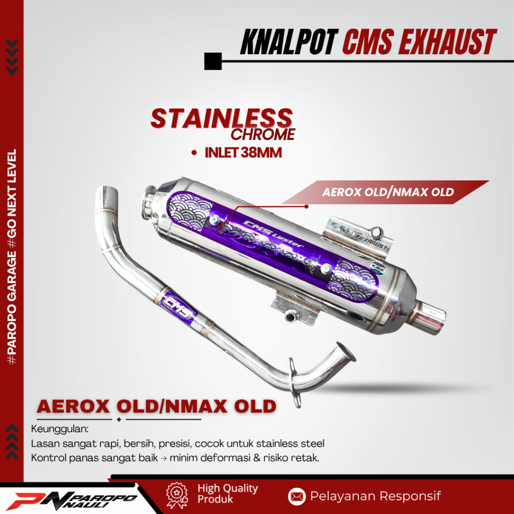 slincer knalpot cms knalpot standar racing vario 125 150 led old new aerox nmax155 beat fi/esp beat 