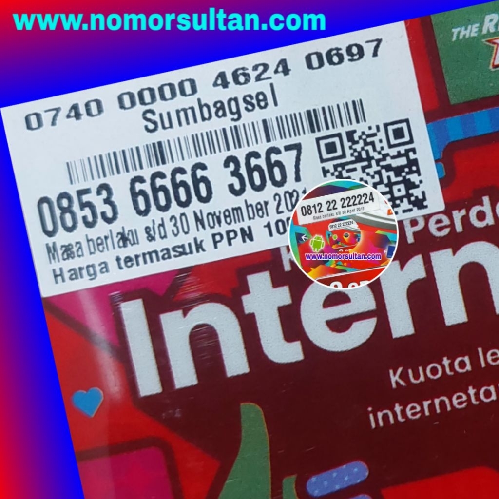 kartu perdana nomor cantik as 6666 3667
