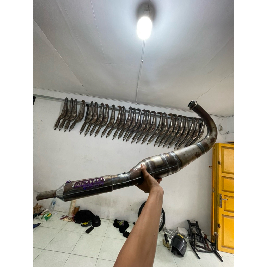 Kolong karat Rx king/Kenalpot kolong Rx king Karat