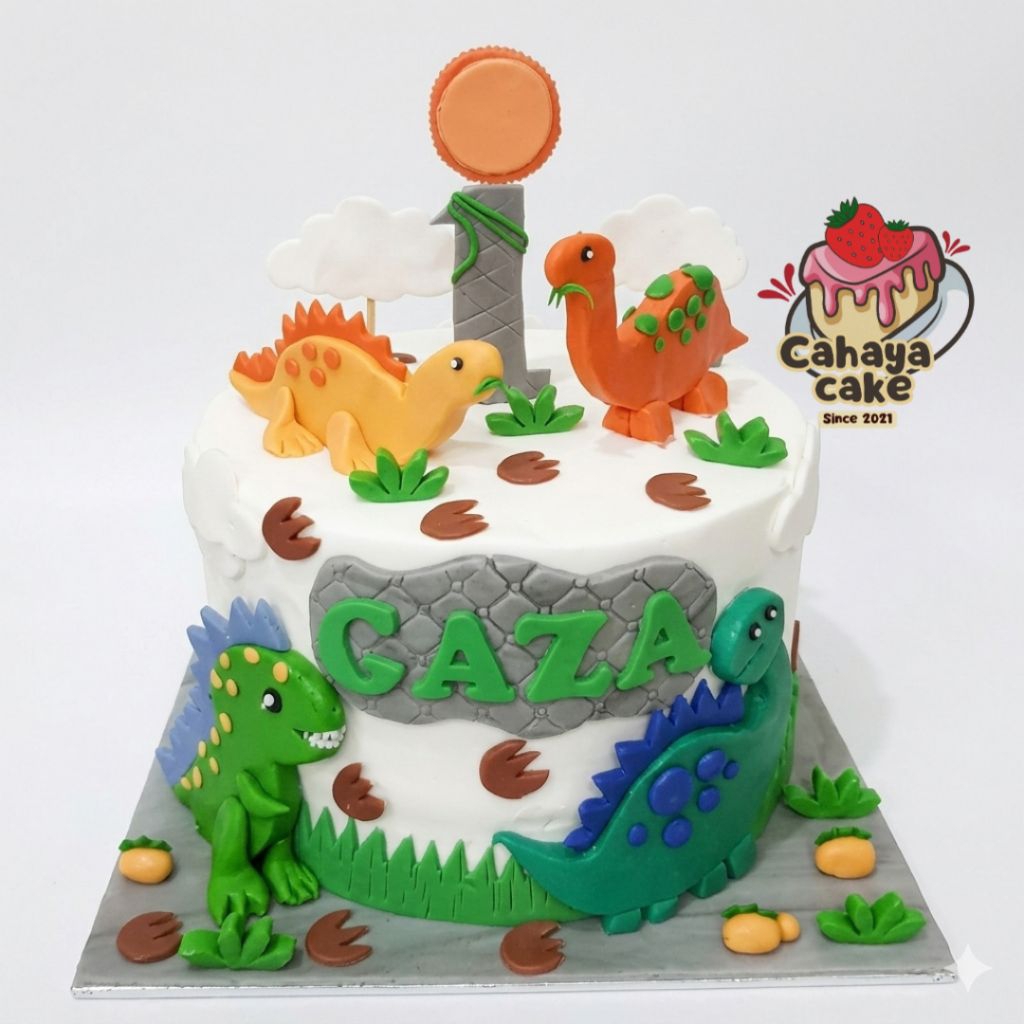 Dinosaurus Cake / Kue Ulang Tahun Trex / Kue Ultah Jurassic Park / Dinosaurus
