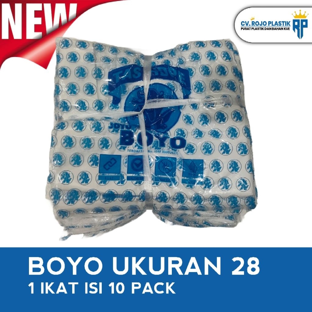 KANTONG KRESEK BOYO UKURAN 28 PUTIH