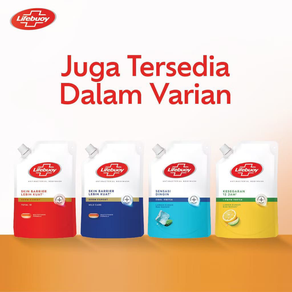 Lifebuoy body wash 350ml/Lifebuoy Sabun mandi cair