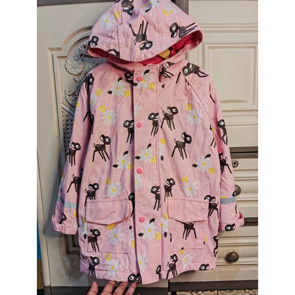 Raincoat HAS Pink / Jas Hujan Anak HAS / Size 120-130 (5-7tahun) / 75k