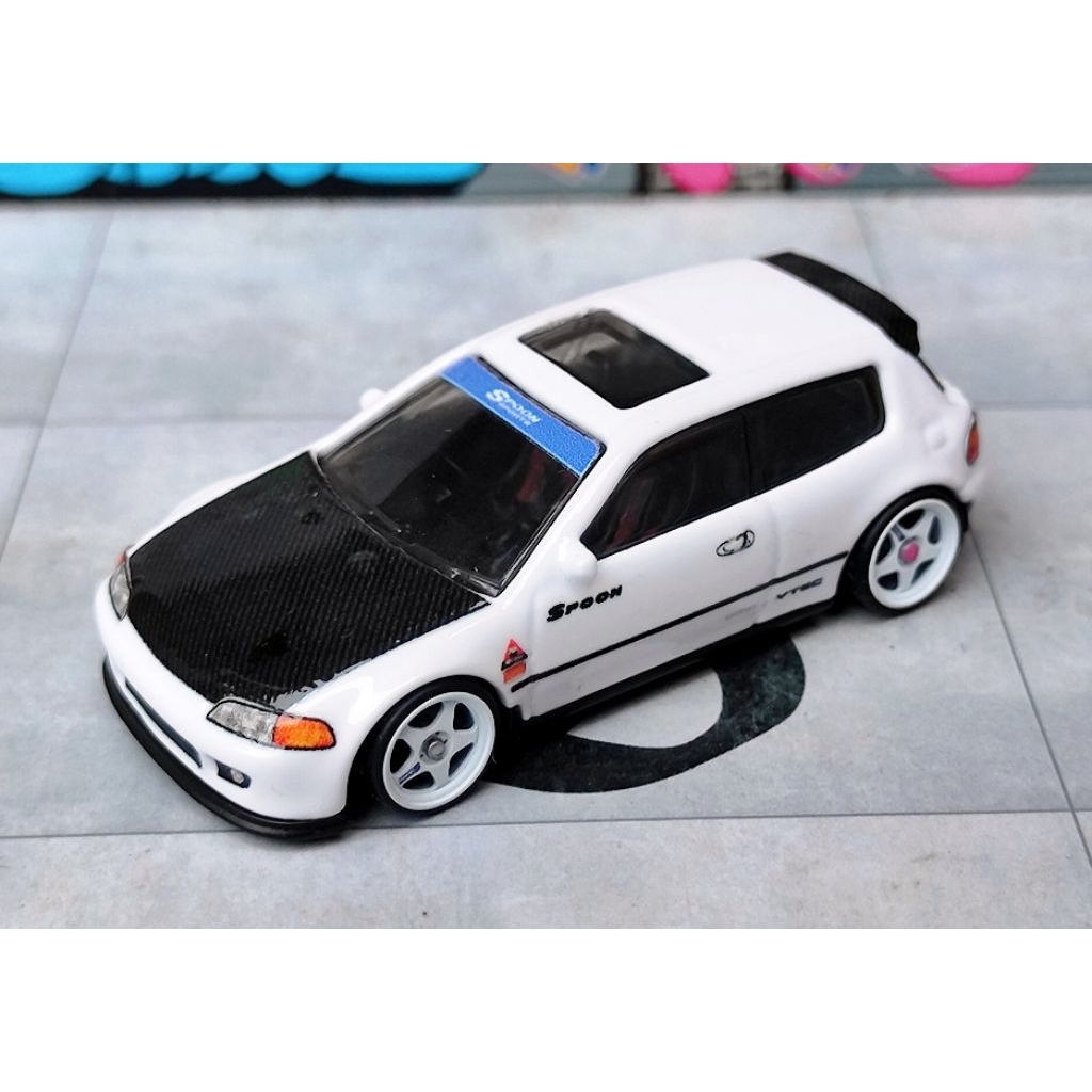 HOTWHEELS COSTUM HONDA CIVIC EG SPOON