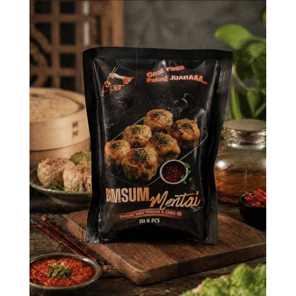 Dimsum Shiumay Mentai Frozen + Chili Oil