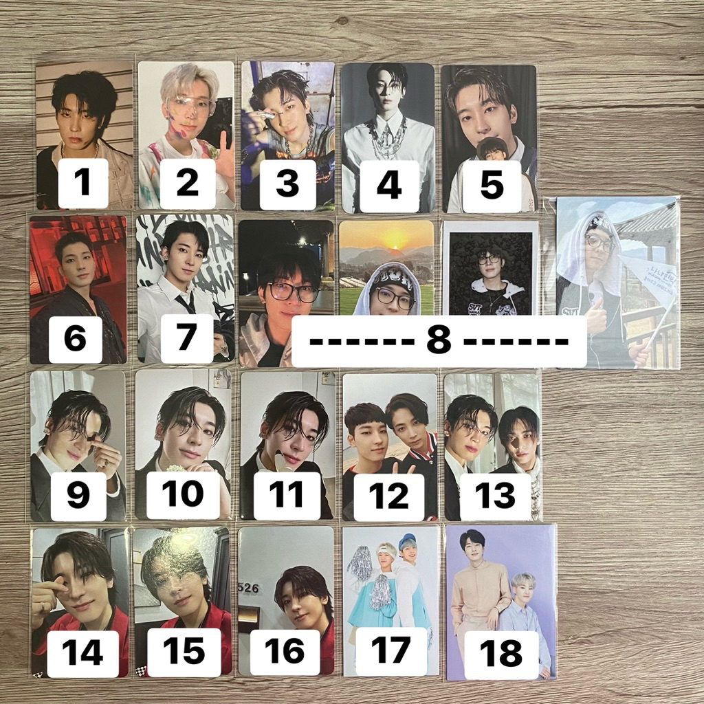 SEVENTEEN WONWOO PHOTOCARD OFFICIAL svt pc scoups choi seungcheol kkuma cimumu cheol its tc trading 