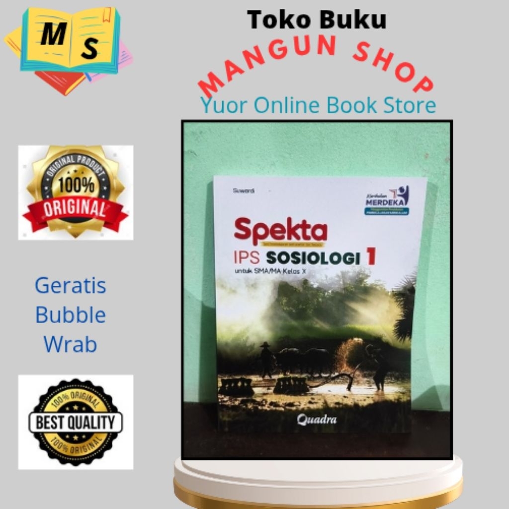 Buku Spekta IPS Sosiologi  Kelas 10,11,12 SMA Kurikulum Merdeka Quadra