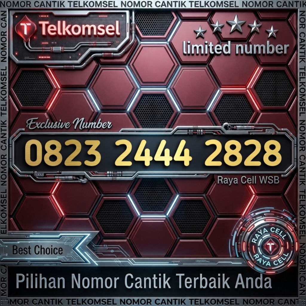Nomor Cantik Simpati Tripel ABAB 2444 2828