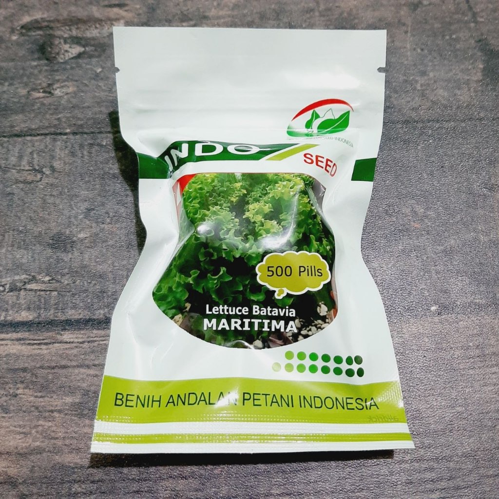 Benih MARITIMA 500 pill - Benih Selada Maritima indoseed kemasan original