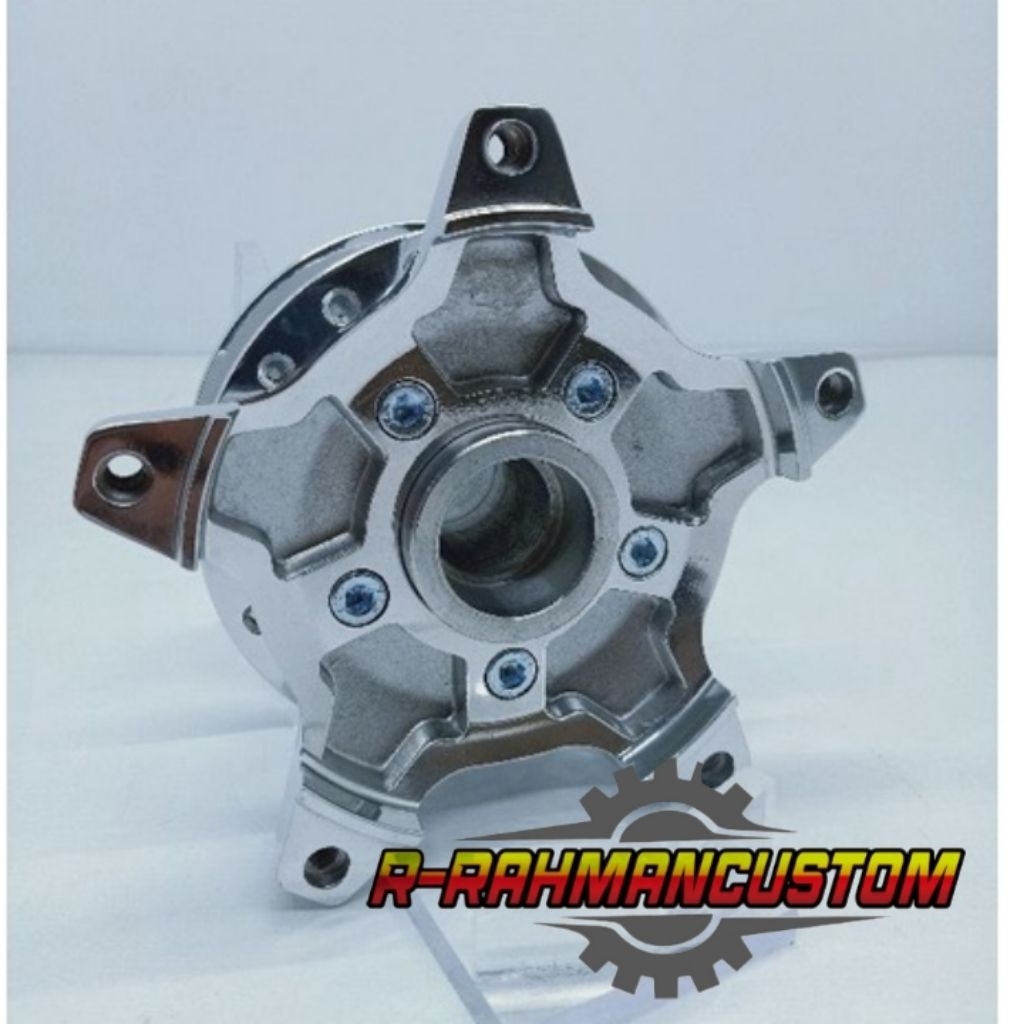 TROMOL DEPAN CB 150 R NEW CB150R NEW BAUT PIRINGAN 5 TROMOL DEPAN VARIASI CB150 R NEW LED WARNA CROM