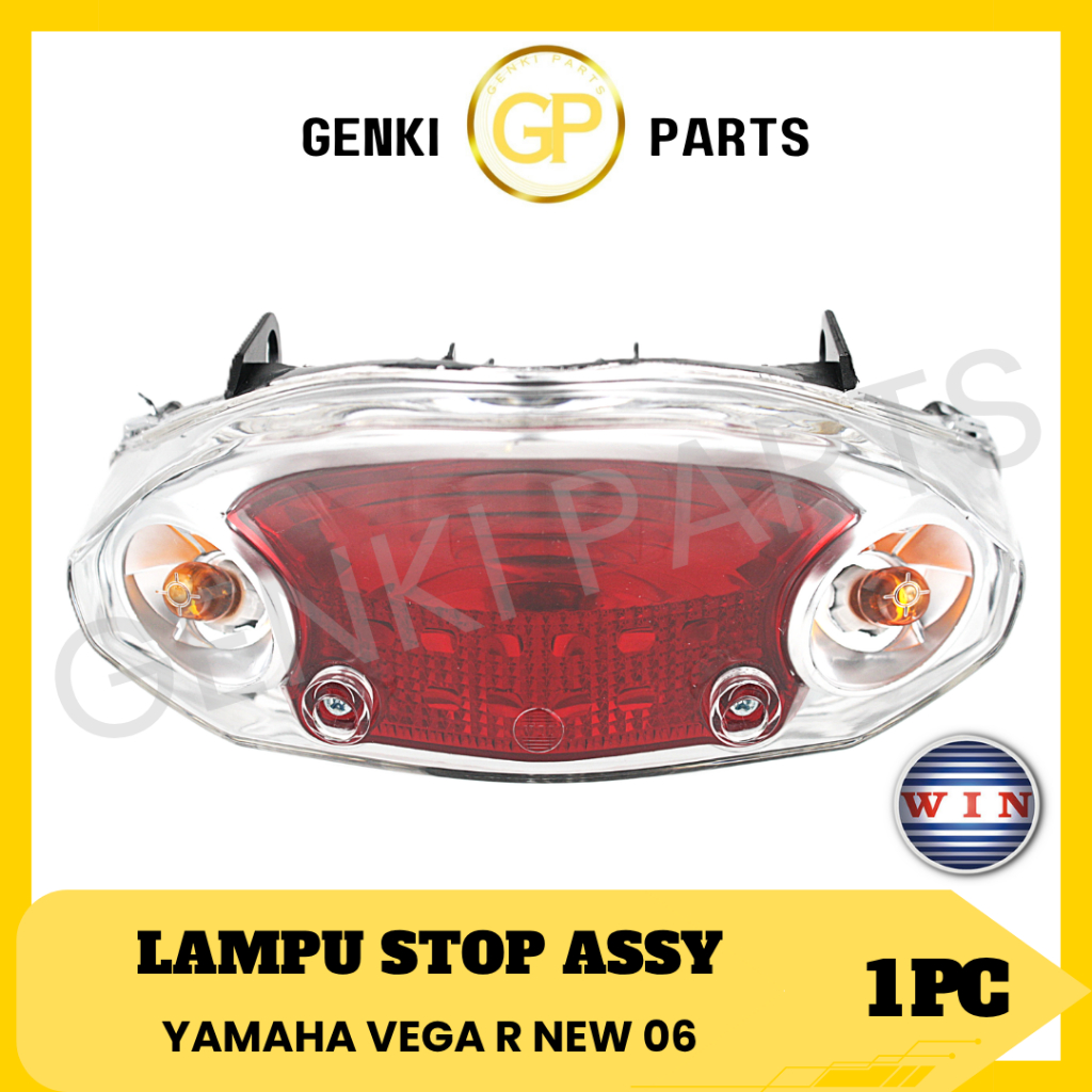 GENKI-PARTS/WIN-LAMPU-STOP-ASSY/BACK-LIGHT/REAR/COMB/TAIL/LAMP/BELAKANG/REM/MOTOR/YAMAHA/VEGA-R-06/N