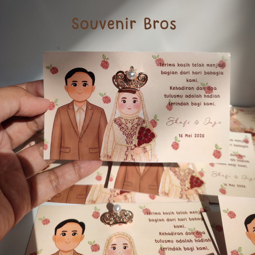Souvenir Pernikahan, Souvenir Nikah, Souvenir Bros Murah, Souvenir Murah, Souvenir Pernikahan