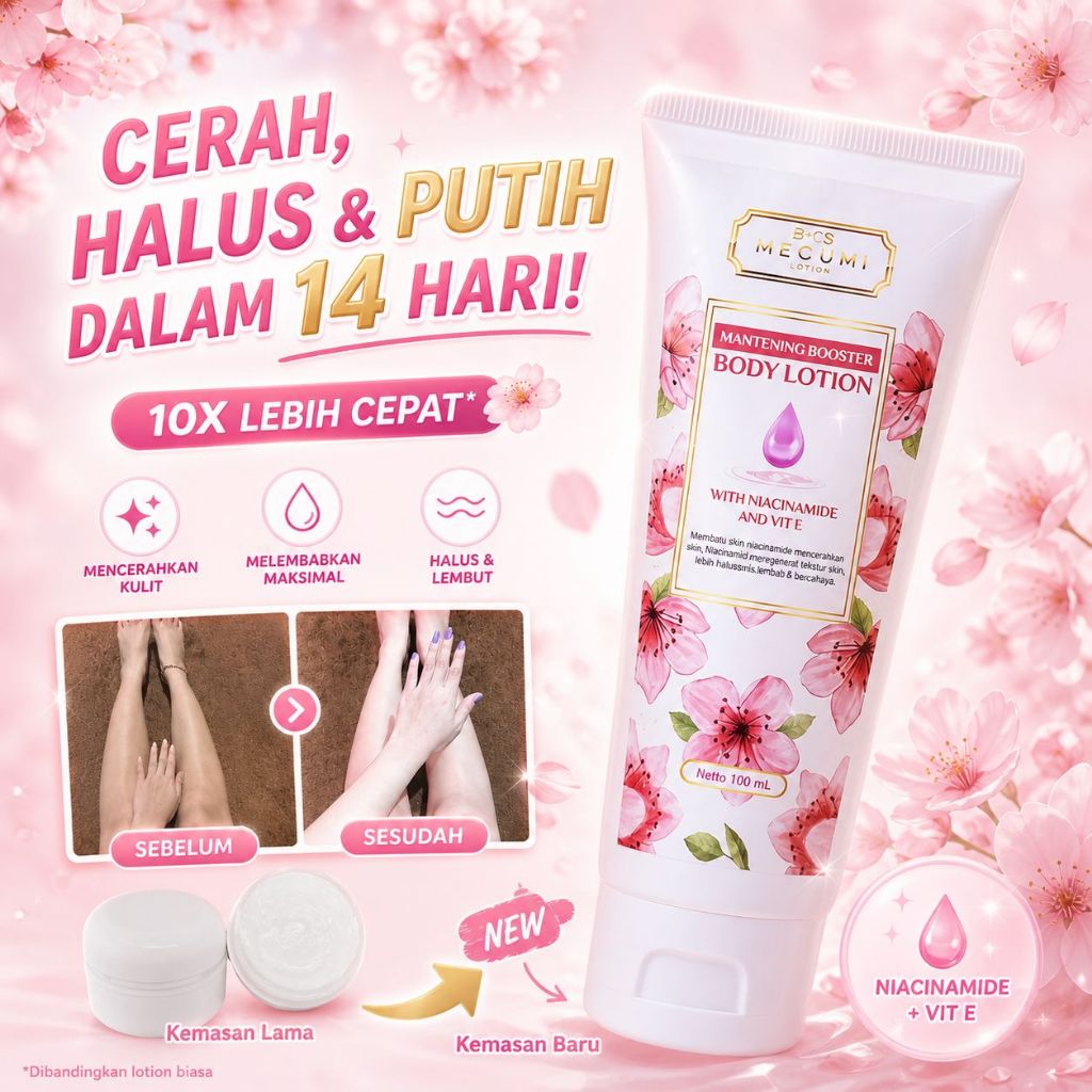 Bibit Pemutih Hand Body Lotion Megumi Ampuh Memutihkan Kulit Badan 10x Lebih Cepat