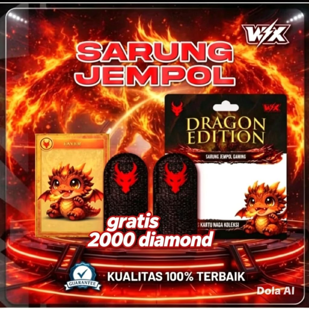 DAPATKAN BONUS 2000 DIAMOND SARUNG JEMPOL AP KING WX DRAGON LEGEND EDITION WARNA RANDOM LOGO REFLECT