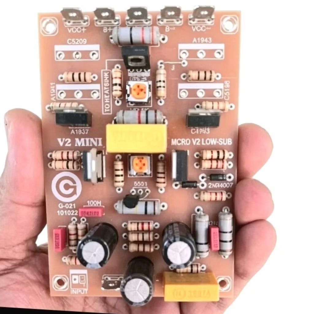 Driver Mcrd v2 mini PCB Fiber FR4 komponen bagus glerrr horreg
