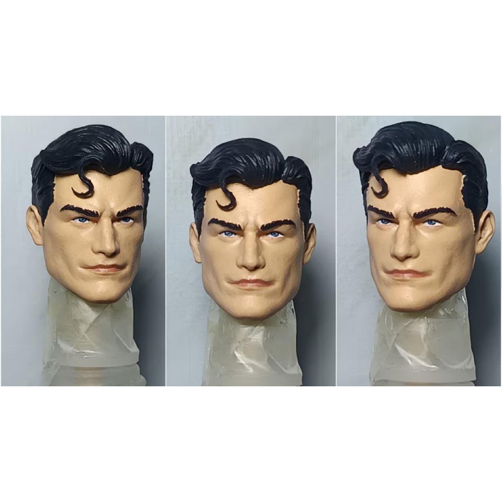 Custom Headsculpt For Superman - For Mcfarlane, Mezco ETC