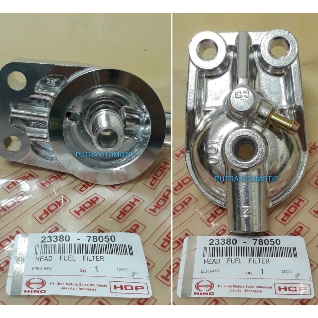 bracket fuel filter head fuel filter pompa solar hino130ht dutro / hino louhan