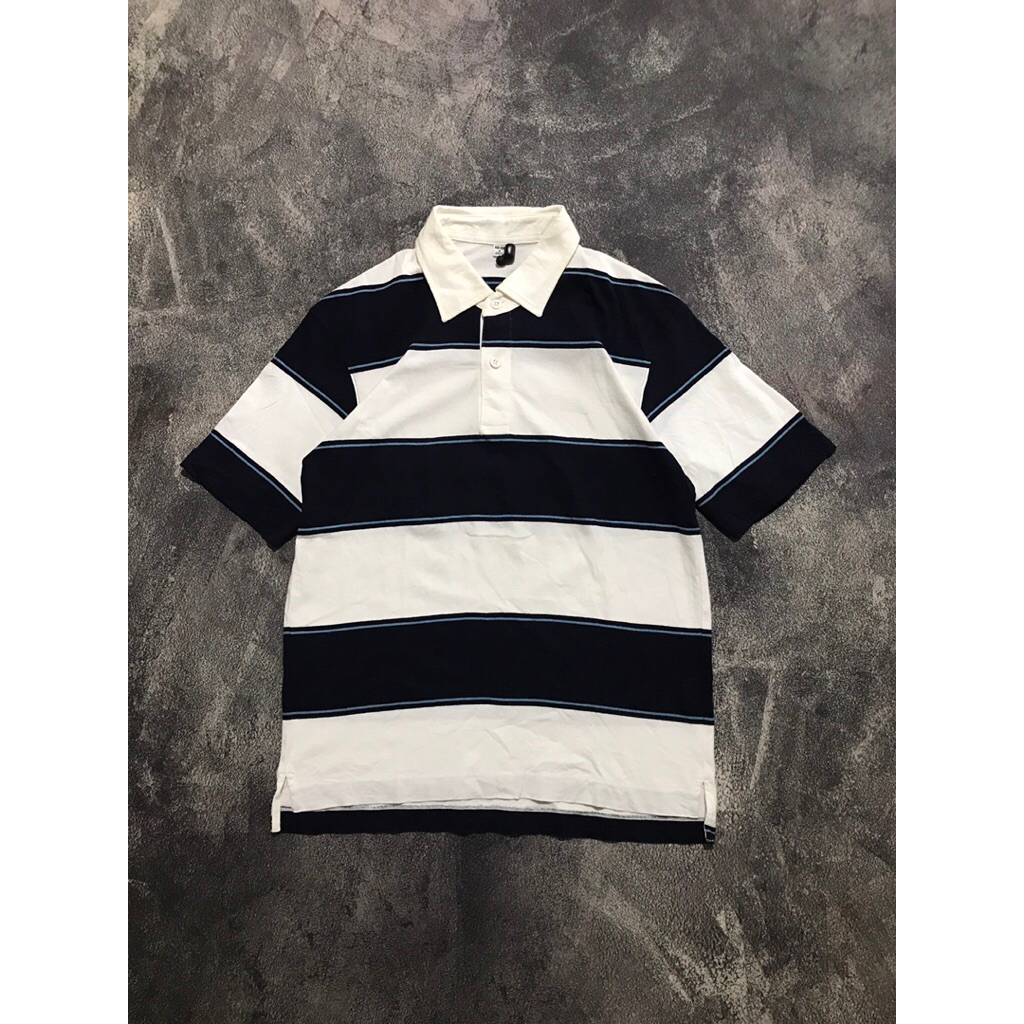 UNIQLO RUGGER SHIRT STRIPED LIKE NEW