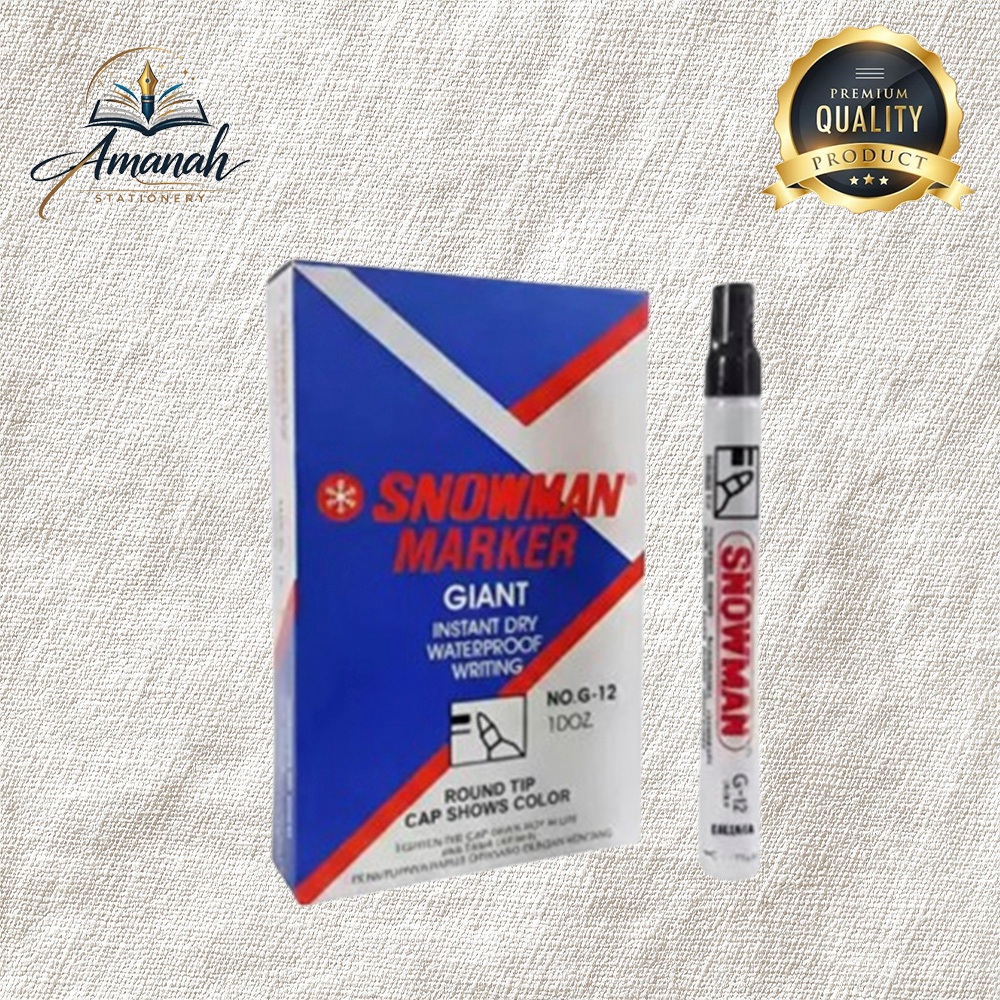(1PAK) SNOWMAN SPIDOL PERMANEN