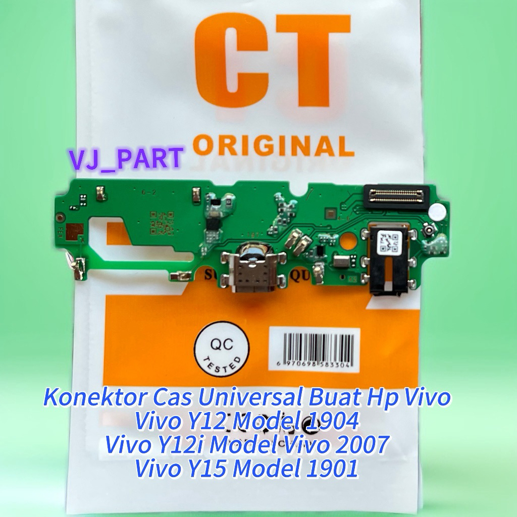 Konektor Cas Papan Pcb Konektor Cas Mic Vivo Y12 Vivo Y12i Vivo Y15