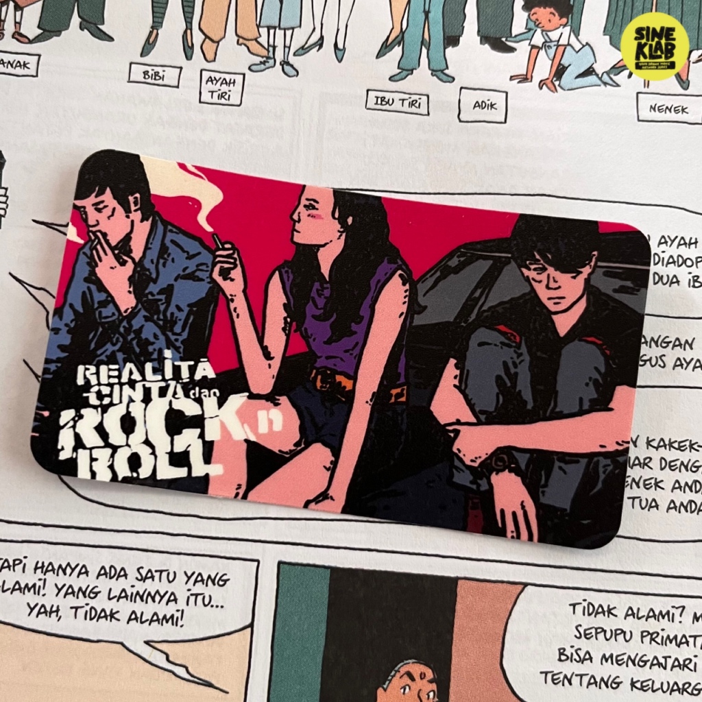 sineklab - Sticker REALITA CINTA DAN ROCK N ROLL - Edisi Sticker Film / Movie / Cinema / Series
