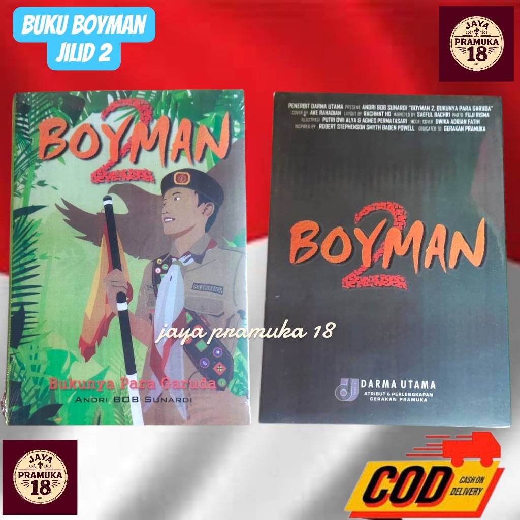BUKU BOYMAN JILID 2 ORIGINAL BUKU BOYMAN PRAMUKA BUKU LATIH PRAMUKA BOYMAN