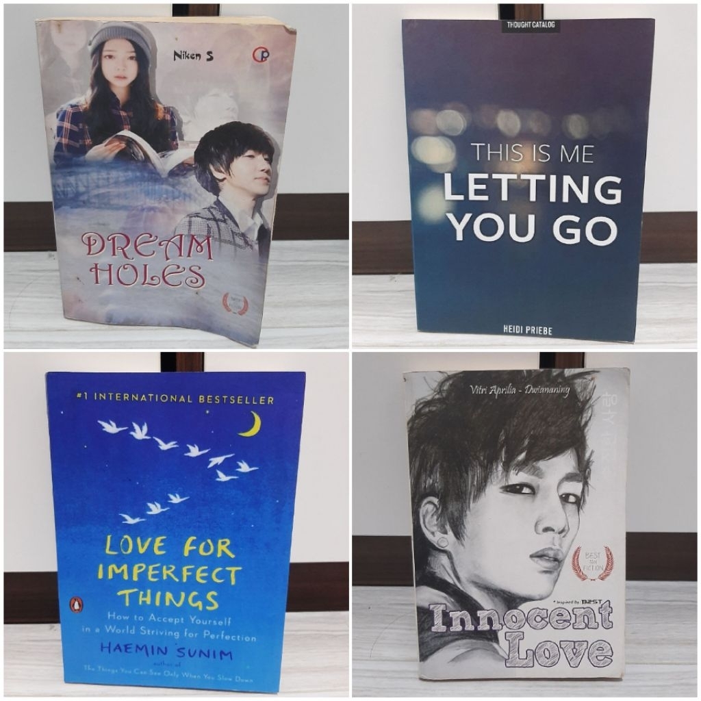 [PRELOVED] Buku Novel Remaja Fanfiction Korea, This Is Me Letting You Go, Love For Imperfect Things