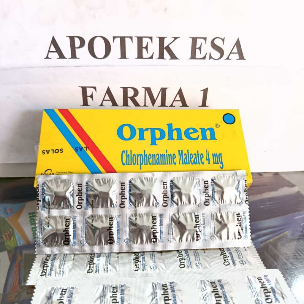 Orphen 1 Strip Isi 10 Tablet Untuk Alergi Gatal