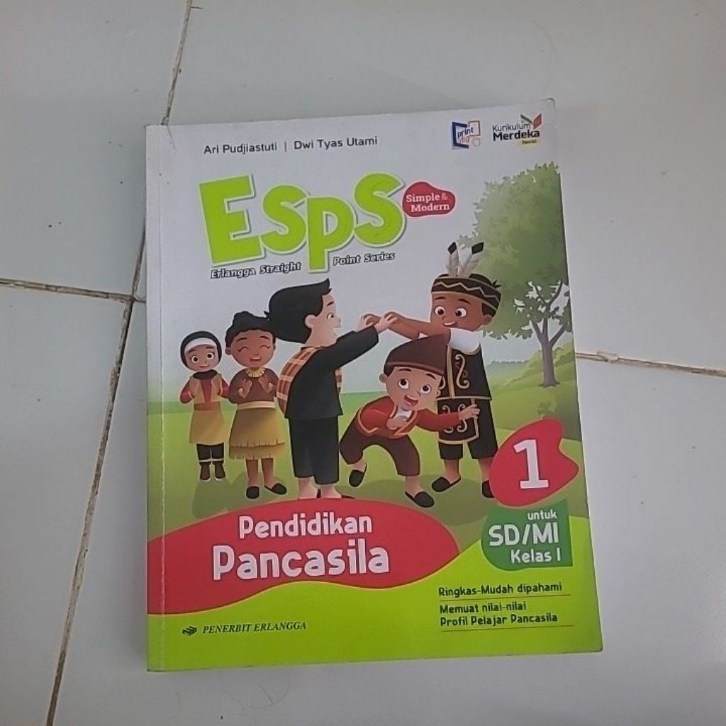 ESPS Pendidikan Pancasila Kelas 1 Erlangga - Kurikulum Merdeka