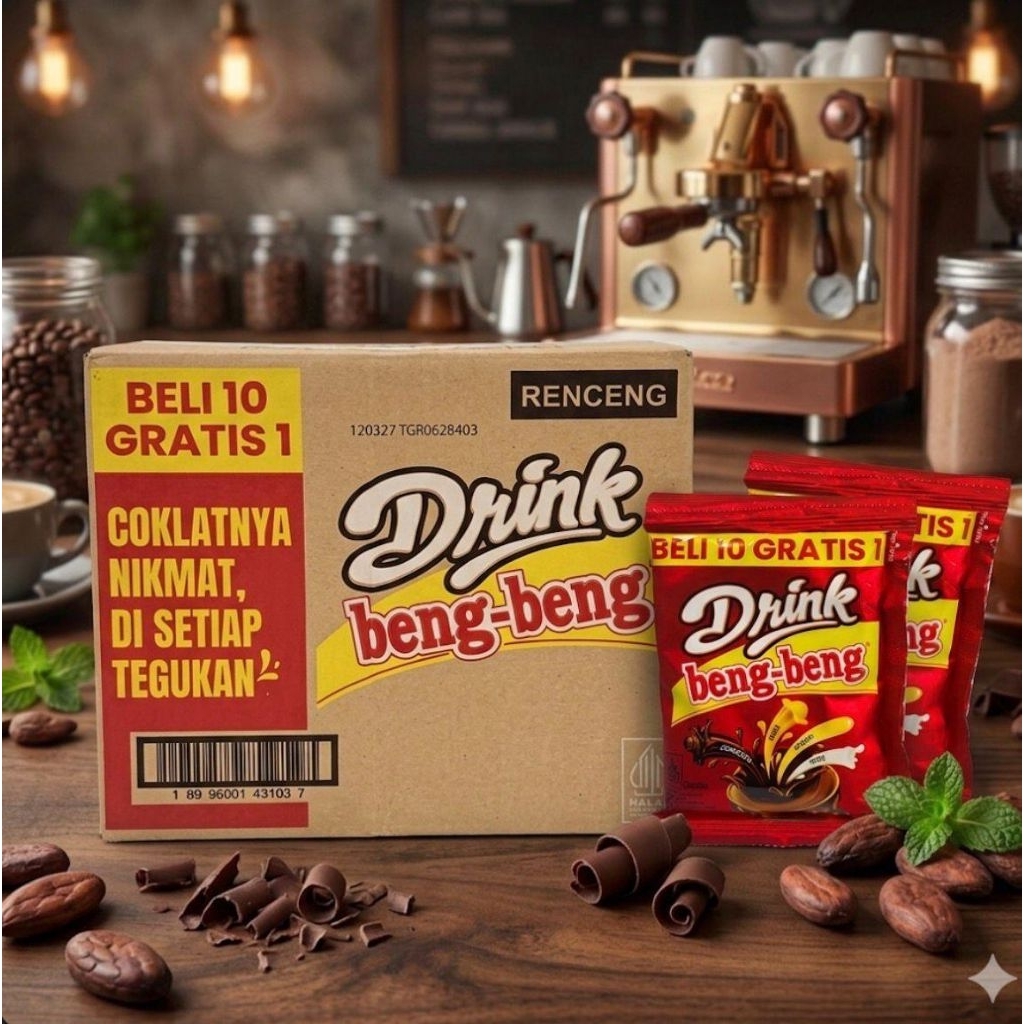 beng beng drink 1 dus isi 12 renceng (10+1)