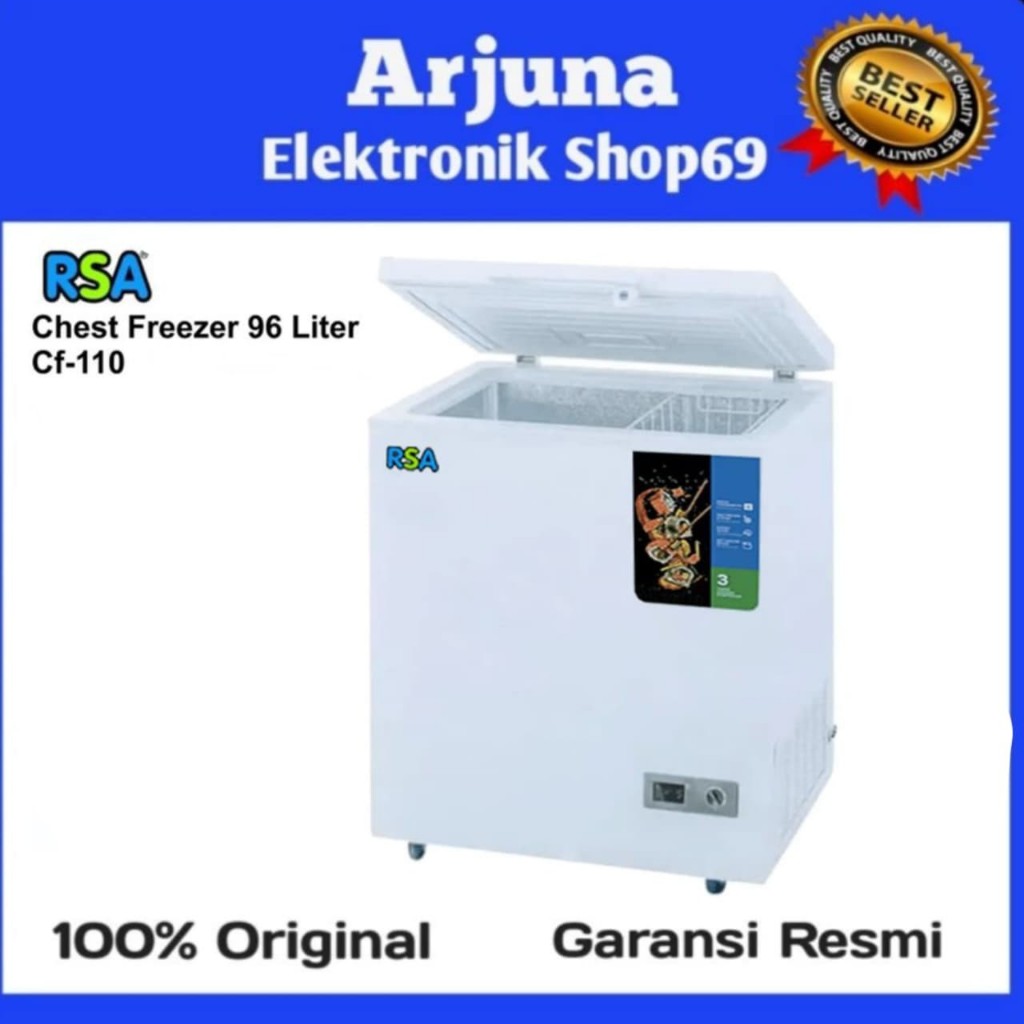 RSA CF-110 CHEST FREEZER 96LT CF110 CF 110