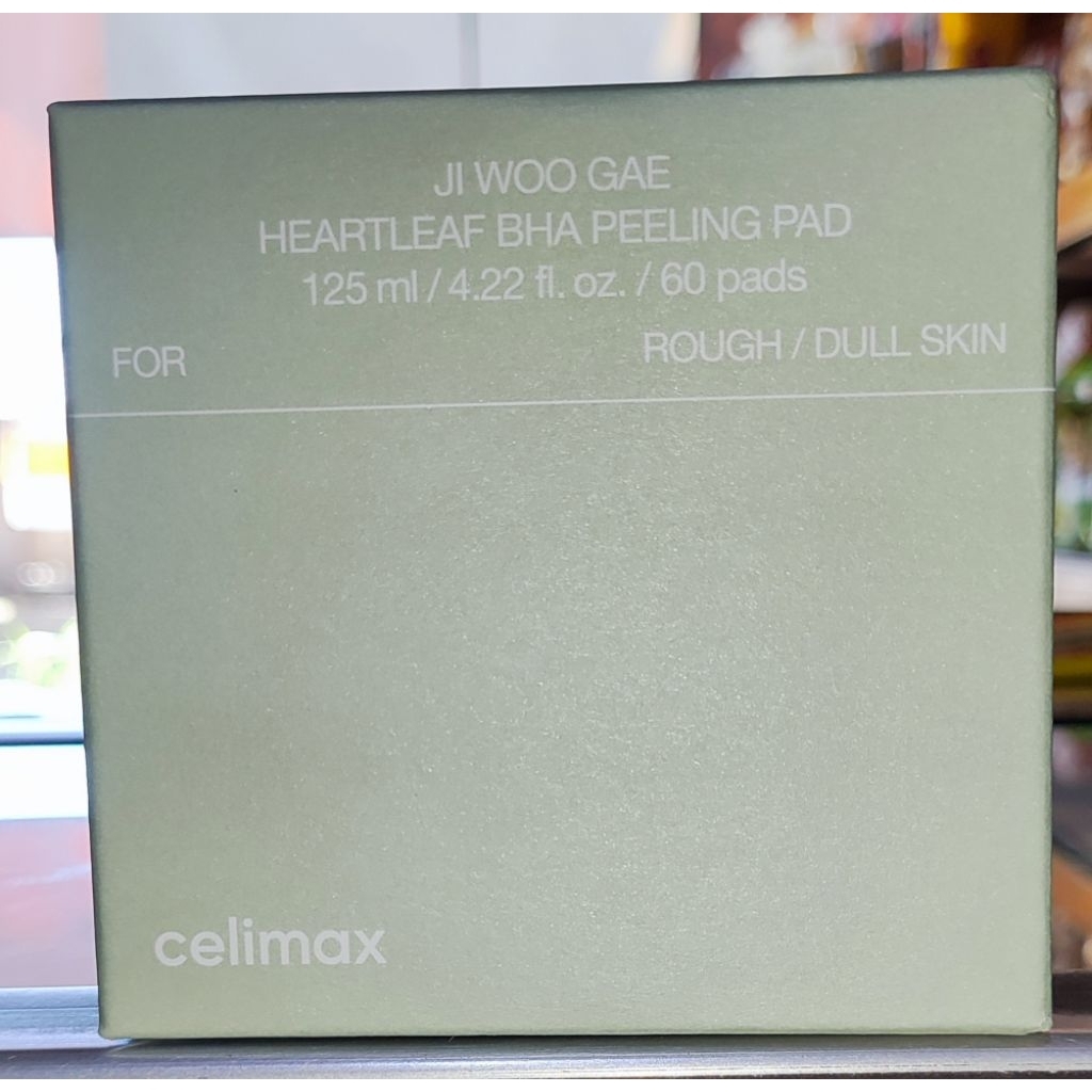 [NEW SEGEL ORI] READY - Celimax Ji Woo Gae Heartleaf BHA Peeling Pad 60 Pads