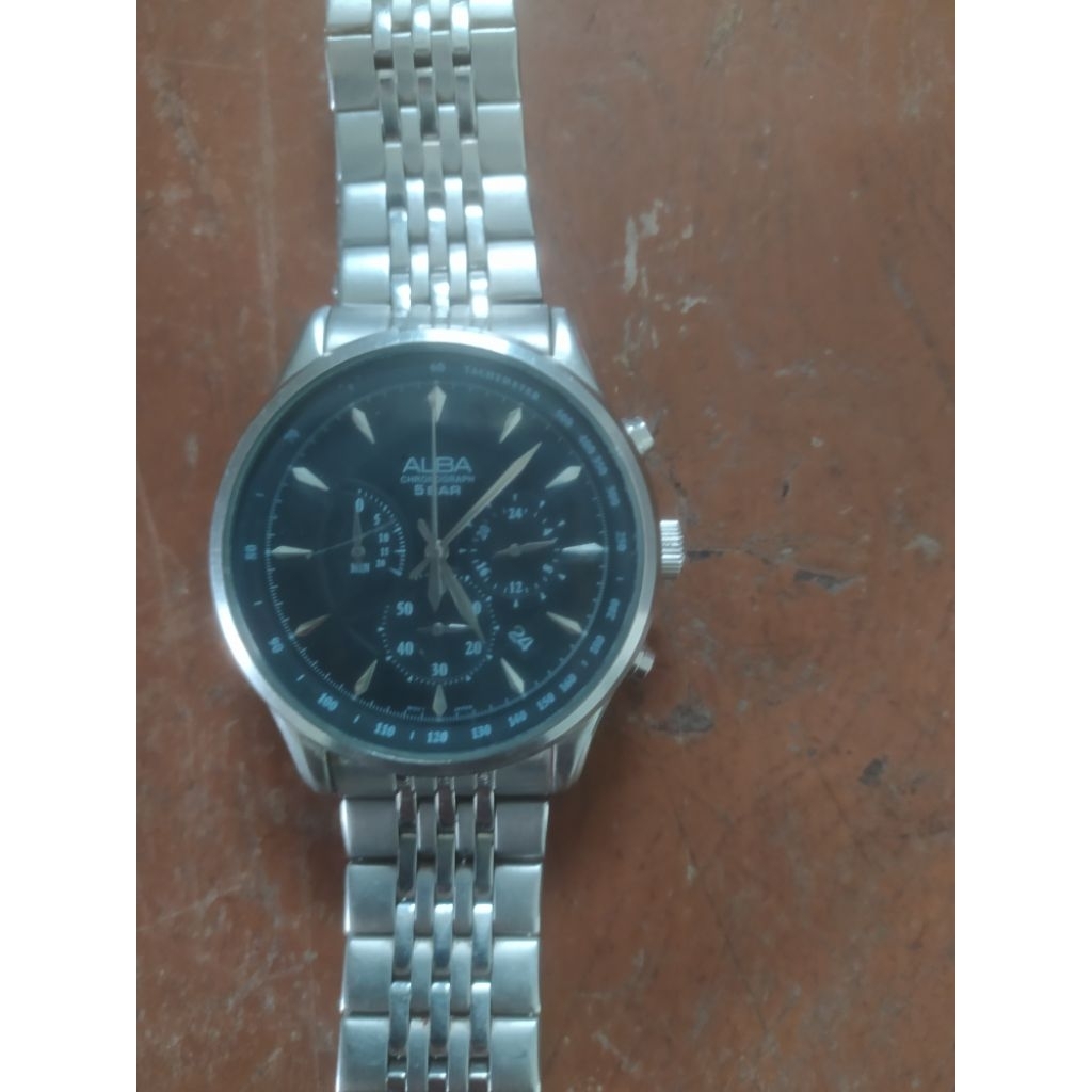 Jam  Tangan  Alba Pria Preloved