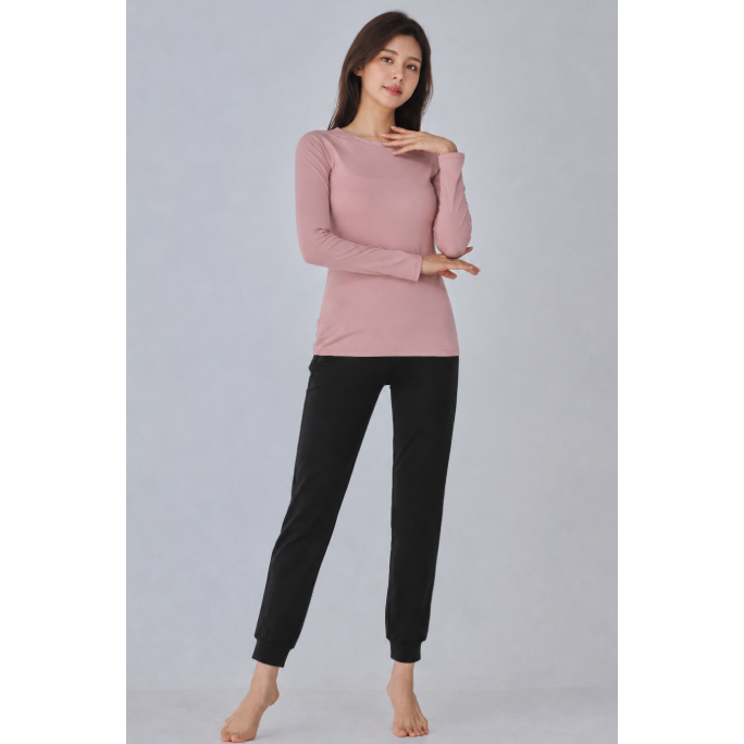 [Minne] Slimfit Longsleeve Holiday STL / Atasan Wanita Lengan Panjang Olahraga STL Holiday