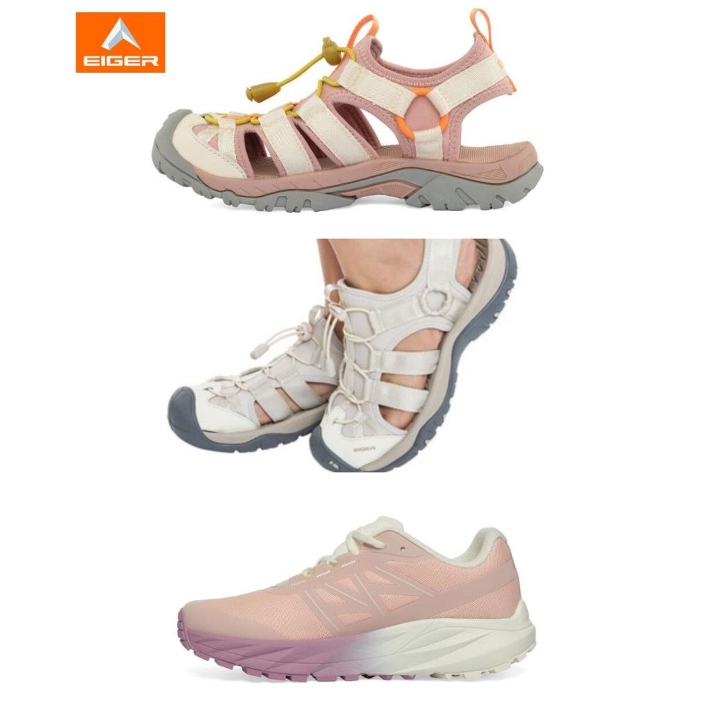 Sepatu sendal Eiger cewek anak perempuan outdoor hiking trail gunung