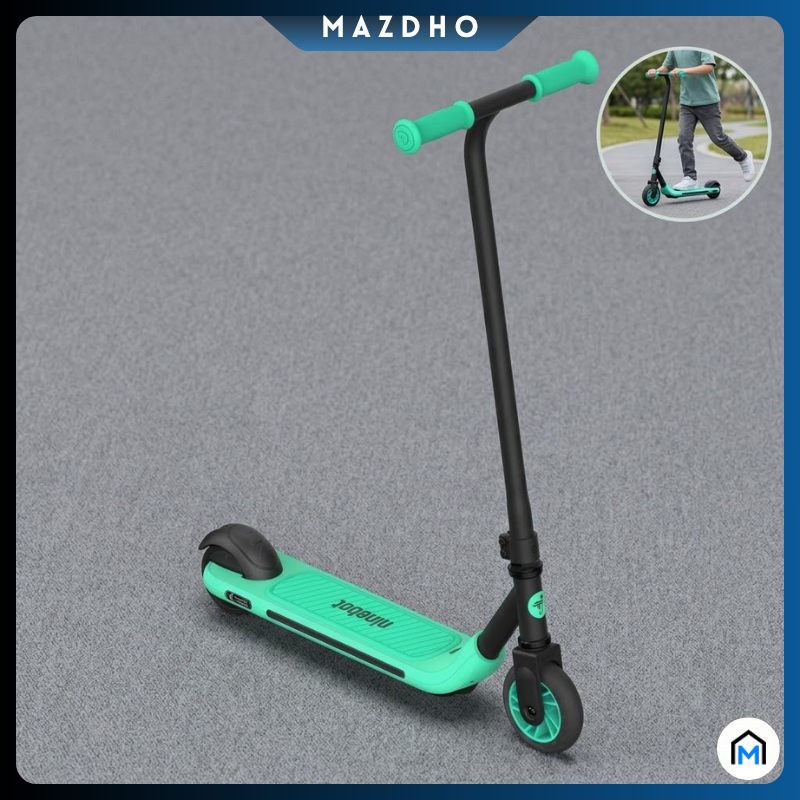 Ninebot Skuter Listrik Anak Roda 2 Kick Scooter Elektrik Waterproof IPX4 Rem Kaki Aman Baterai Awet 