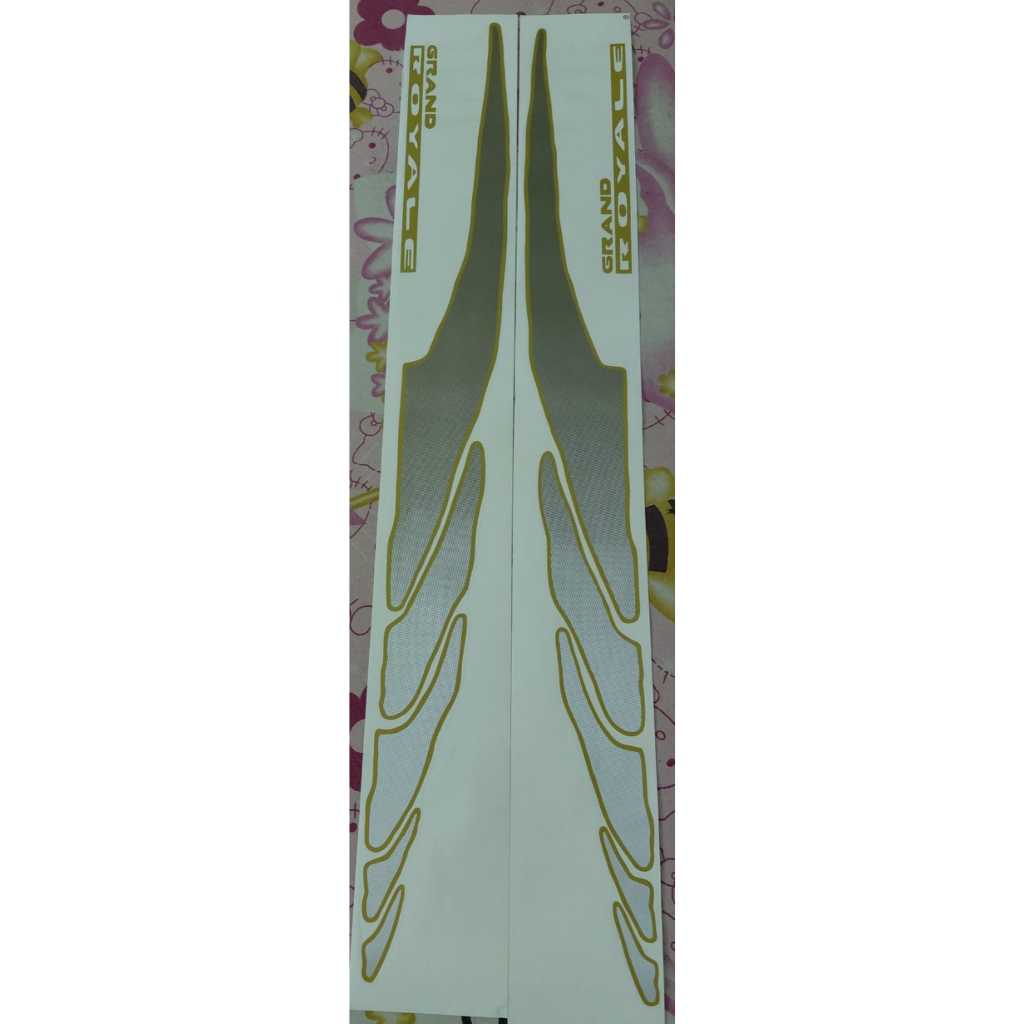 stiker body mobil tulisan isuzu panther grand royale royal / stiker panther isuzu panther