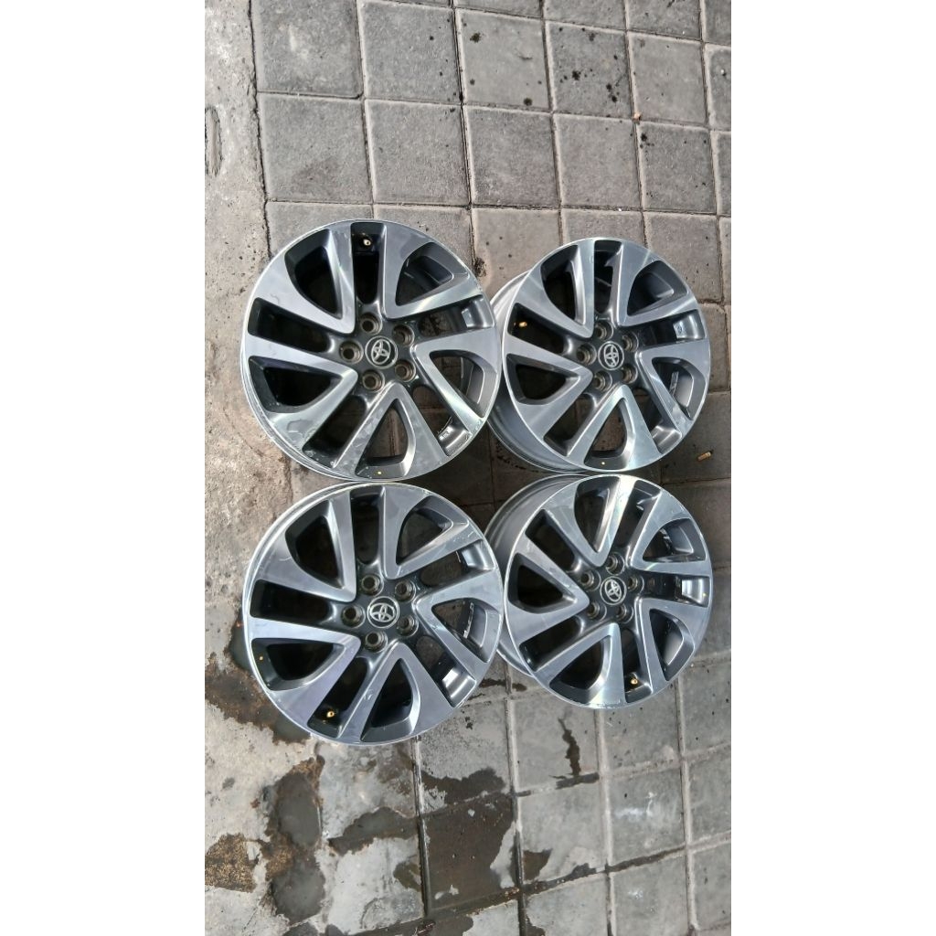 Velg seken mobil oem copotan sienta ring 16 lebar 6 baut 5x100 velg only