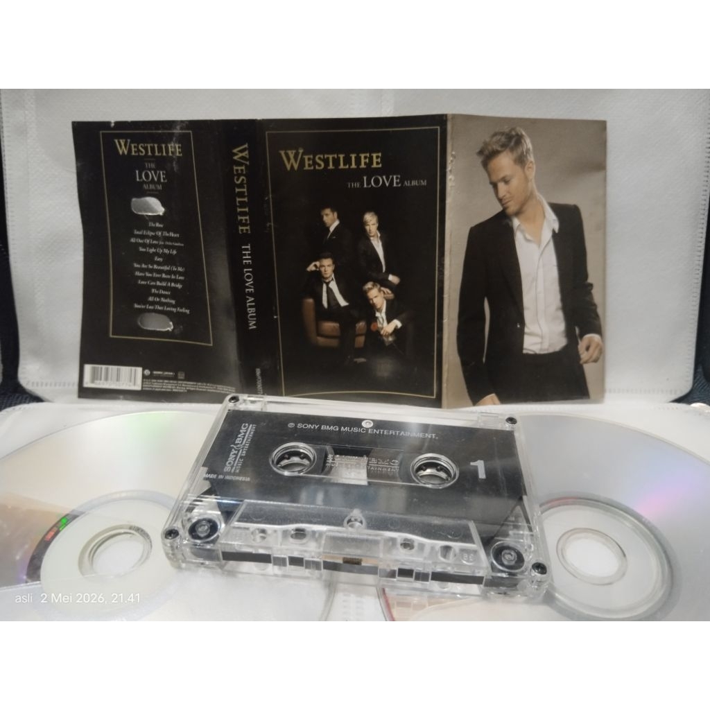 kaset pita WESTLIFE the love album