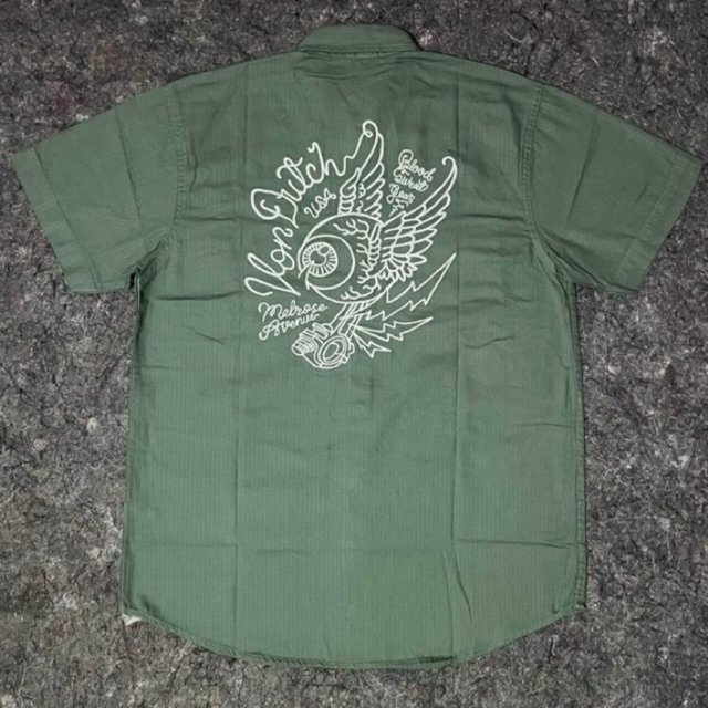 KEMEJA PRIA/WS - VONDUTCH - 1807 - GREEN - ORIGINAL 100%