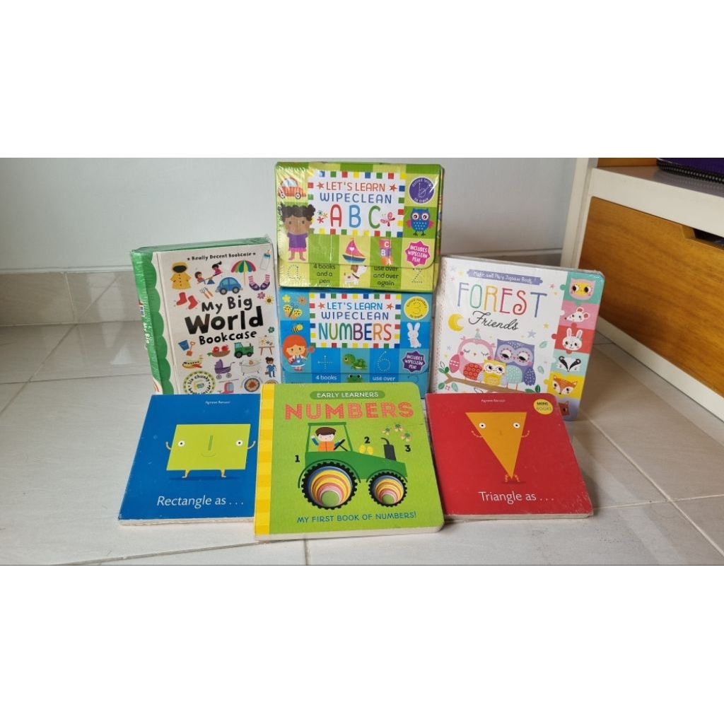 Let's Learn Wipe Clean ABC & Numbers Include Wipe Clean Pen - Activity Book
